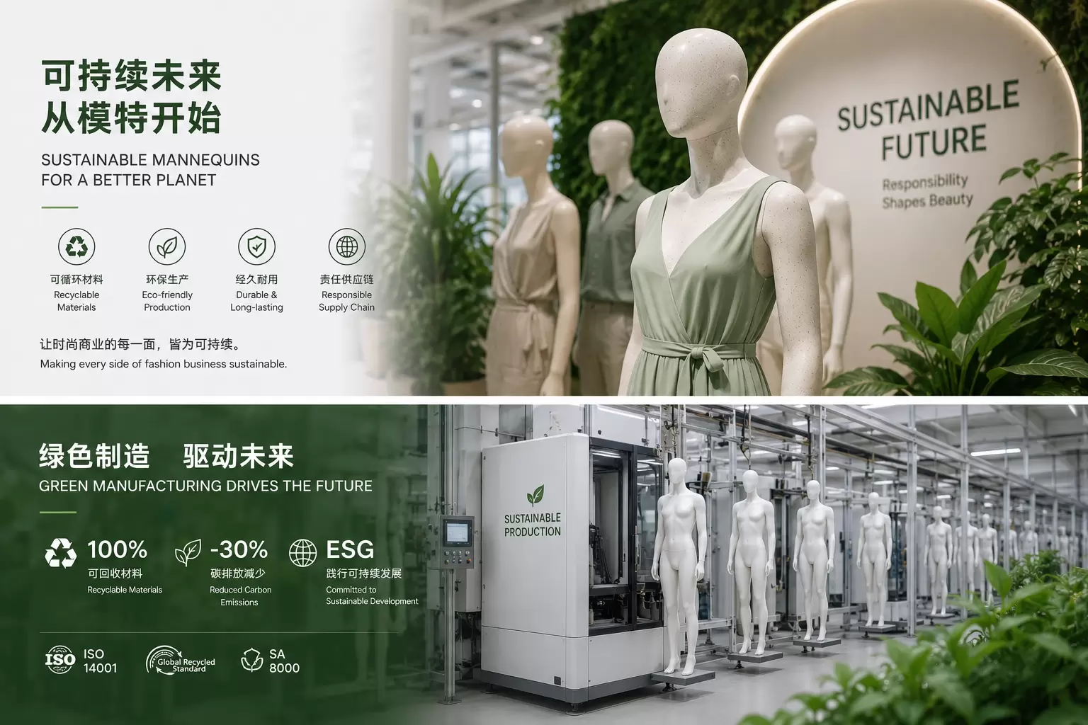 Le commerce de d&eacute;tail durable remod&egrave;le l'industrie du mannequin