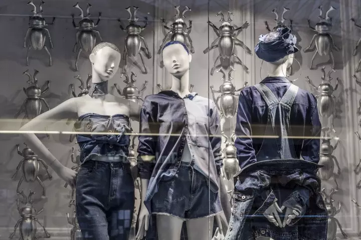 Vitrines Sinsay Denim Days, Varsovie – Pologne
